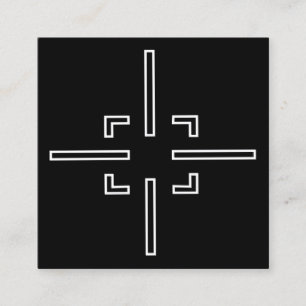 Sport-Shooting Quadratische Visitenkarte