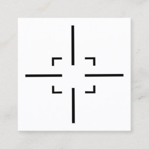 Sport-Shooting Quadratische Visitenkarte