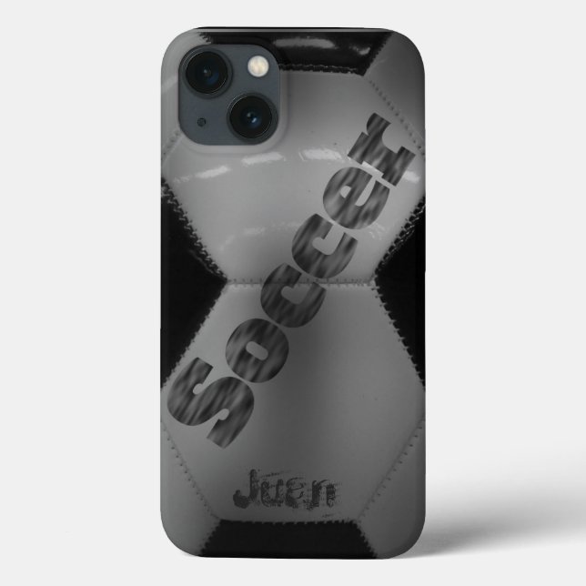 Sport Soccer Personalisiert Case-Mate iPhone Hülle (Rückseite)