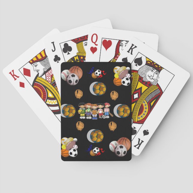 Sport Spielkarten Deck (Rückseite)
