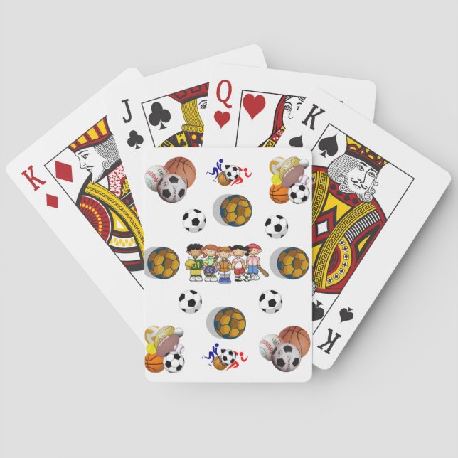 Sport Spielkarten Deck (Rückseite)