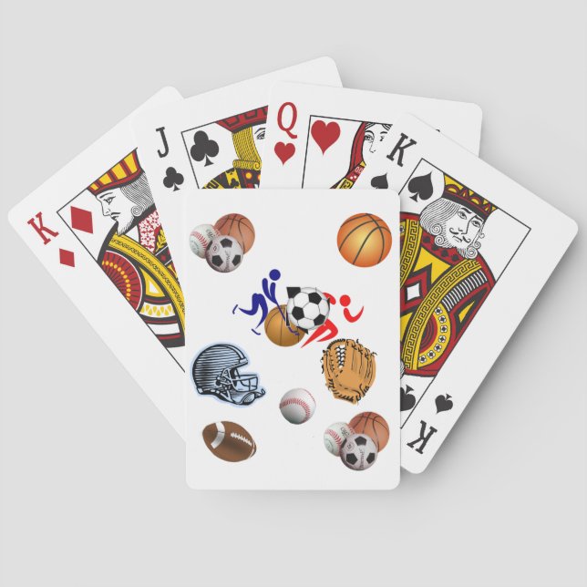Sport Spielkarten Deck (Rückseite)