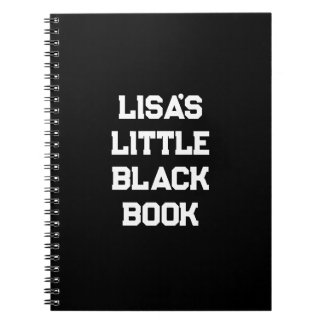 Sport Style Little Black Book Blank Notebook Notizblock