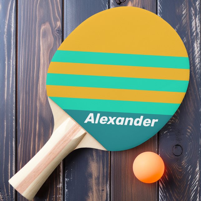 Sport Sunlit Sees Streifen mit Namen Tischtennis Schläger (Von Creator hochgeladen)