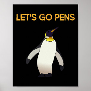 Sport T-Shirt#39;s Lasse Go Pens Funny Hockey Ping Poster