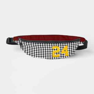 Sport TEAM Farben Checkerboard Spaß Bauchtasche