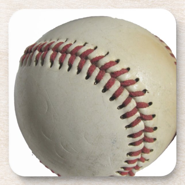 Sport-Team-Spielball-Baseball-Feld-Zug-Kunst Untersetzer (Vorderseite)