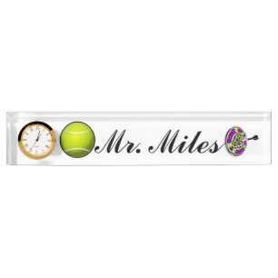 Sport Tennis Darts Office Art Honorar Peace Liebe Namensplakette