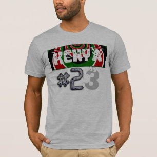 Sport the Spirit: Hashtag 23 Kenya Flag Farben T-Shirt