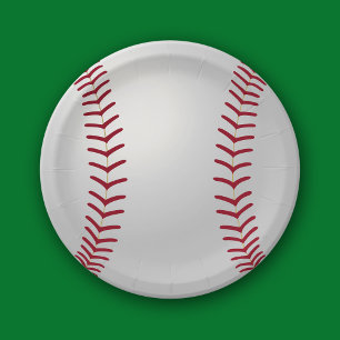 Sport-Thema-Baseball-Geburtstags-Papier-Teller Pappteller