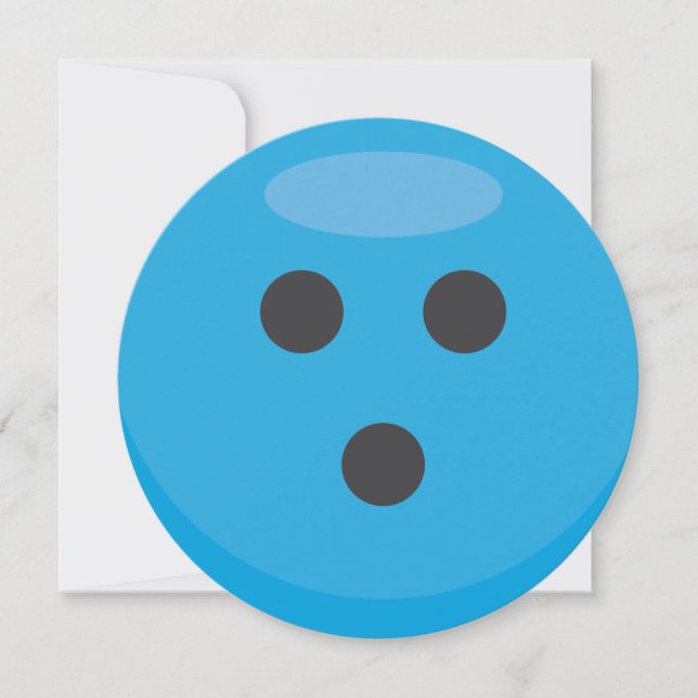 Sport-Thema-Bowlings-Thema-Party Einladung (Vorderseite)