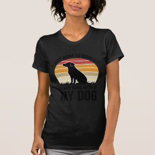 Sport treiben und mit meinem Hund abhängen Vintage T-Shirt