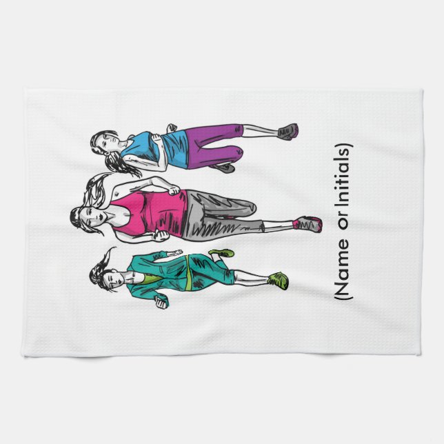 Sport-Tuch Geschirrtuch (Horizontal)