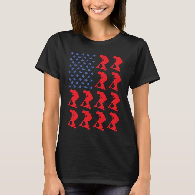 Sport Uns Flag Scooter  2 T-Shirt (Vorderseite)