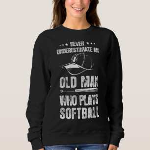 Sport untergräbt nie einen alten Mann, der weich s Sweatshirt