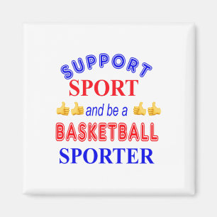 Sport unterstützen und Basketballsportler werden Magnet