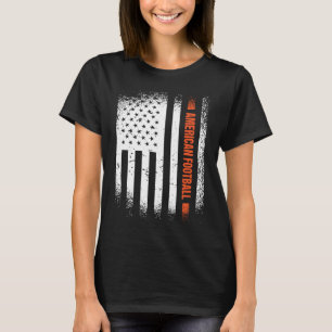 Sport Us Flag American Football 4 T-Shirt