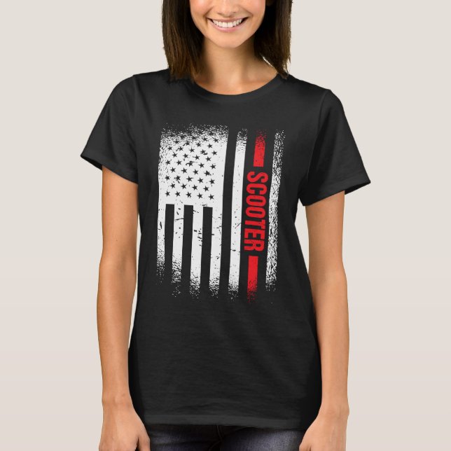 Sport Us Flag Roller  5 T-Shirt (Vorderseite)