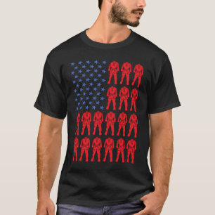Sport Us Flag Taekwondo 6 T-Shirt