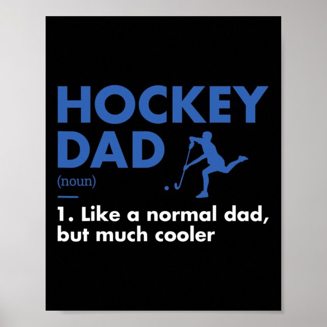 Sport Vater Definition Hockey Poster (Vorne)