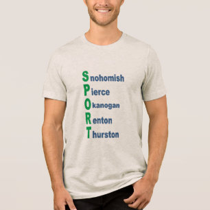 SPORT WASHINGTON T-Shirt Tri-Blend Shirt