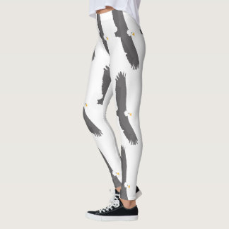Sportadlervogel personifizieren der leggings
