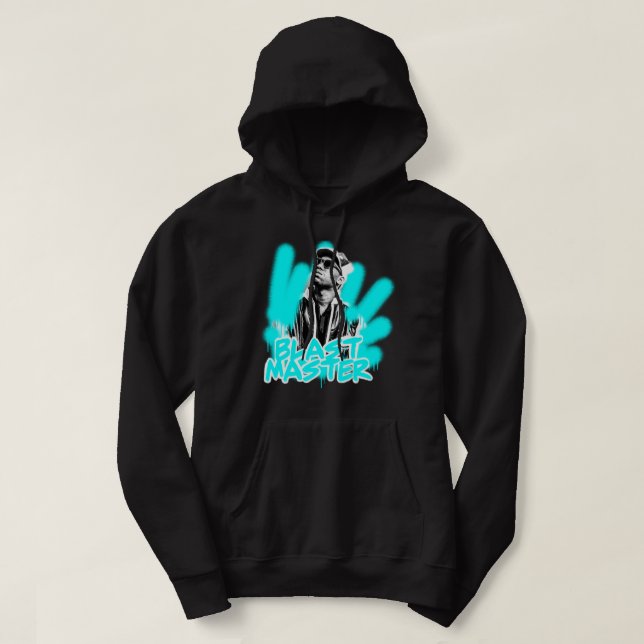 Sportalbum blast master krs one print hoodie (Design vorne)