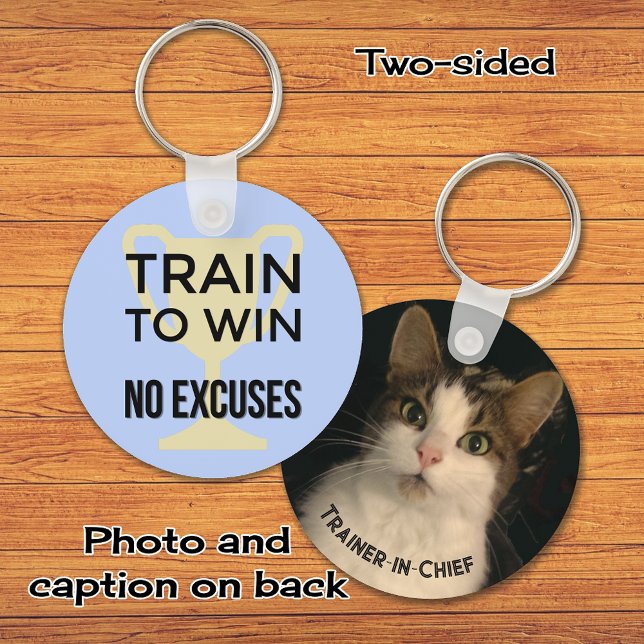 Sportangebot Foto motivierend blau Schlüsselanhänger (Von Creator hochgeladen)