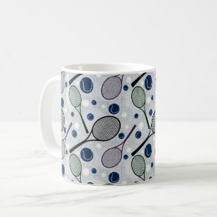 Sportart für Tennisfans. Kaffeetasse