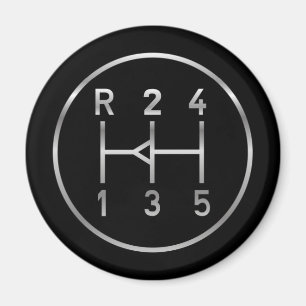 Sportauto-Ganggriff, Getriebeschiebemuster Magnet