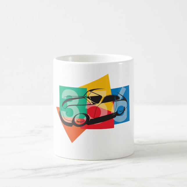 Sportauto-Tasse Kaffeetasse (Mittel)