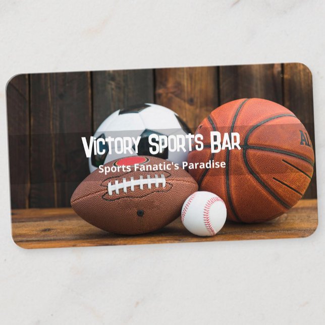 SportBar Visitenkarte (Sports Bar Business Cards)