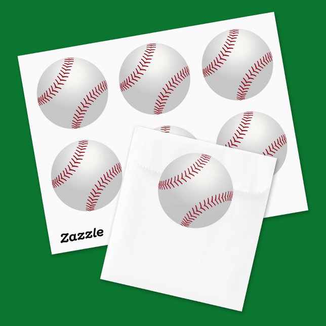Sportbaseball-Sticker Runder Aufkleber (Von Creator hochgeladen)