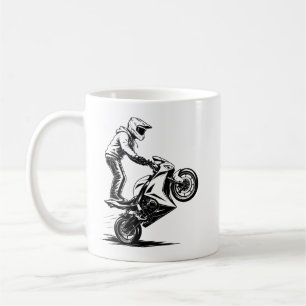 Sportbike-Stunt Kaffeetasse