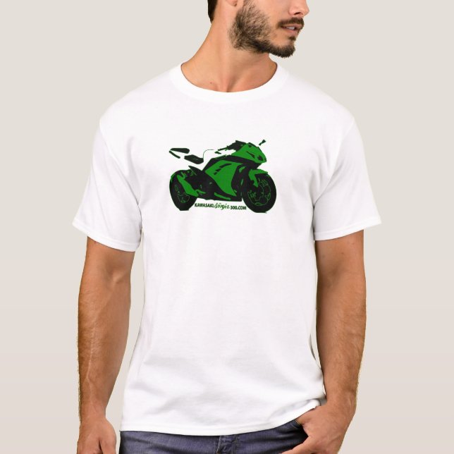 Sportbike T das Ebenholz der Männer T-Shirt (Vorderseite)