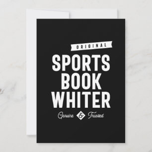 Sportbuch Whiter Job Titel Geschenk Dankeskarte