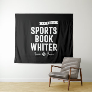 Sportbuch Whiter Job Titel Geschenk Wandteppich