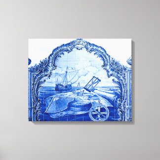 Sportclub Portugiesisch Tile Leinwand