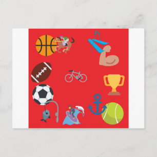 Sportemji Postkarte