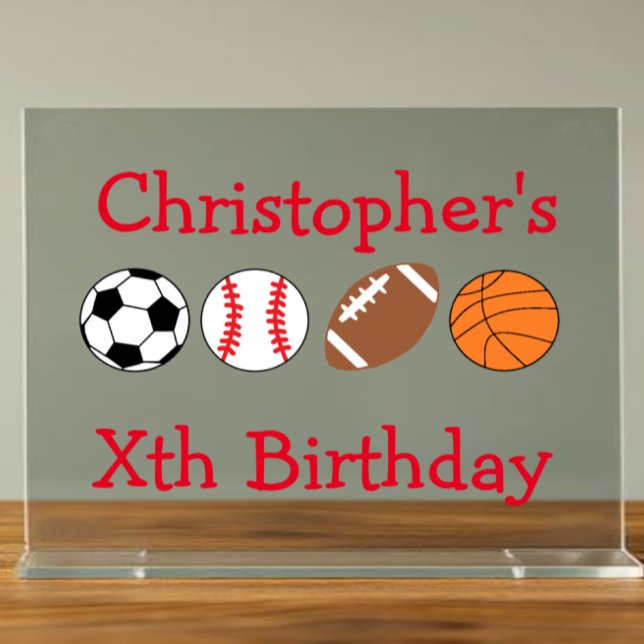 Sportereignis Acrylschild (Von Creator hochgeladen)