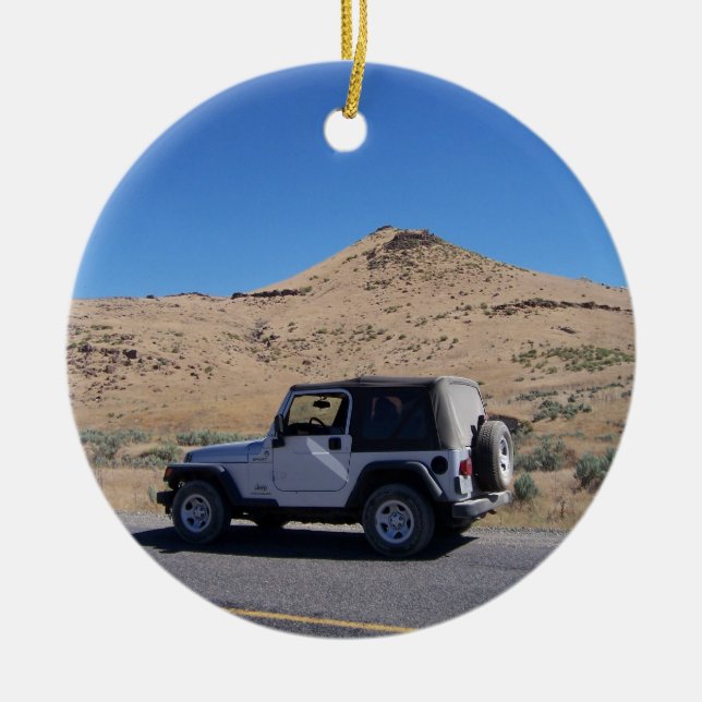 Sportfahrzeug Keramikornament (Vorne)