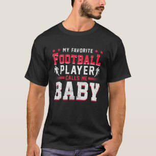 Sportfan American Football Player Baby Football T-Shirt
