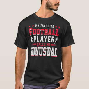 Sportfan American Football Player Bonus Vater Foot T-Shirt