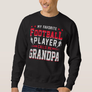 Sportfan American Football Player Opa Footba Sweatshirt
