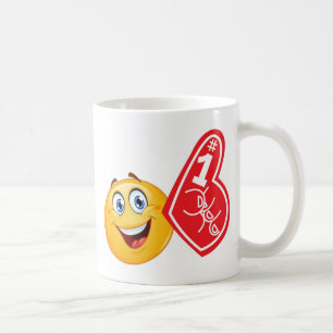 Sportfan emoji tasse