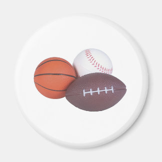 Sportfan gibt Basketball Baseball Fußball Magnet