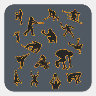 Sportfanatische Aufkleber