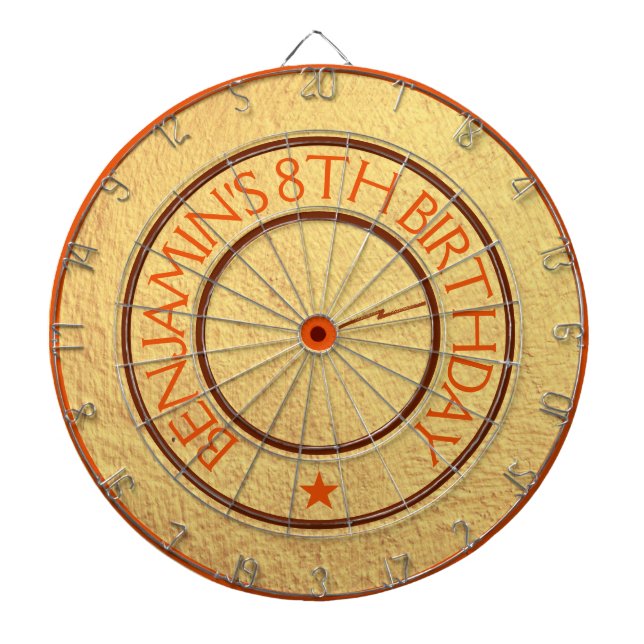 Sportfeier Kinder Neuzeit Cooler Geburtstag Dartscheibe (vorne)
