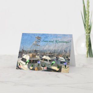 Sportfischerkarte Feiertagskarte