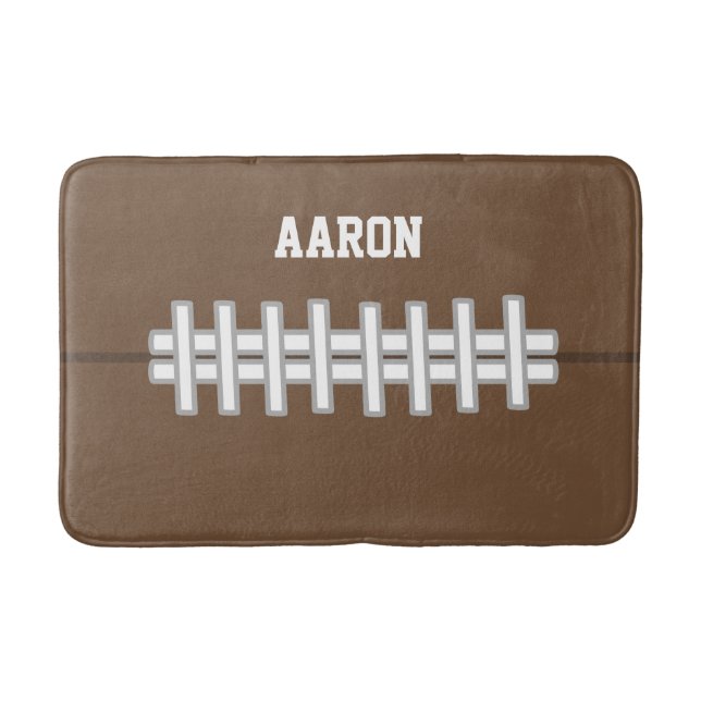 Sportfußball Bath Mat Rug Badematte (Vorderseite)